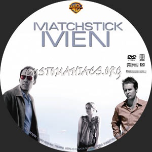 Matchstick Men dvd label