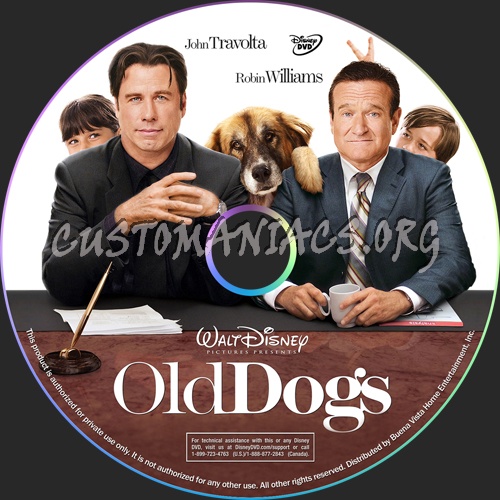 Old Dogs dvd label