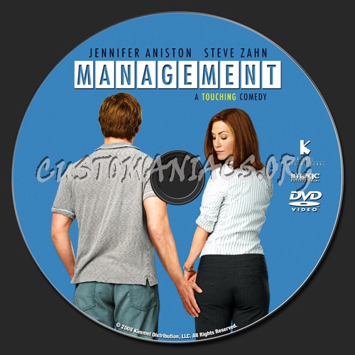 Management dvd label