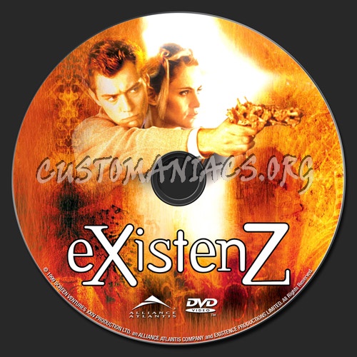 eXistenZ dvd label