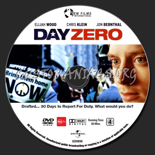 Day Zero dvd label