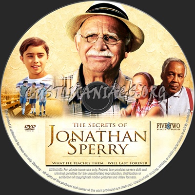 The Secrets of Jonathan Sperry dvd label