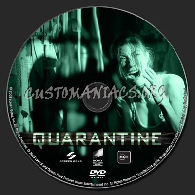 Quarantine dvd label
