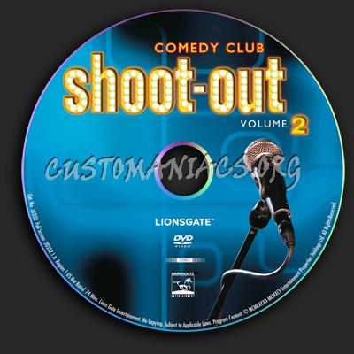 Comedy Club Shoot-Out Volume 2 dvd label