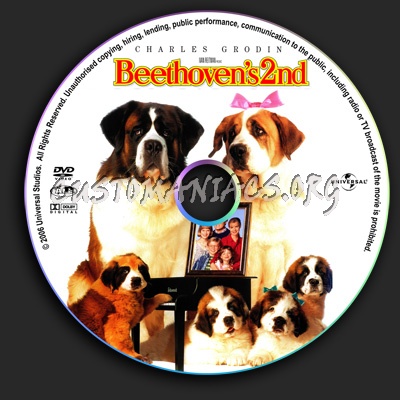 Beethovens 2nd dvd label