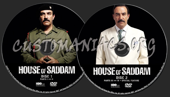 House of Saddam dvd label