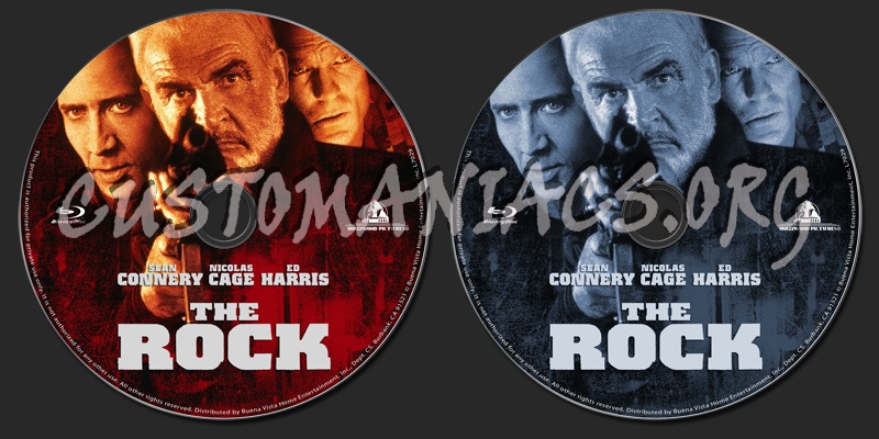 The Rock blu-ray label