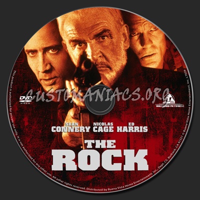 The Rock dvd label