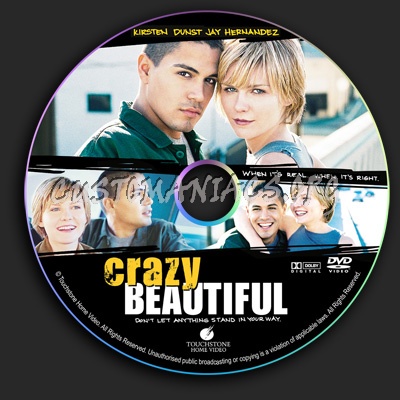 Crazy Beautiful dvd label