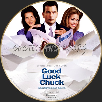 Good Luck Chuck dvd label