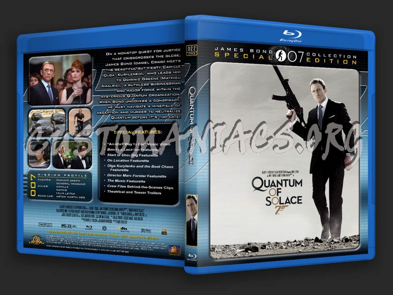 Quantum of Solace blu-ray cover