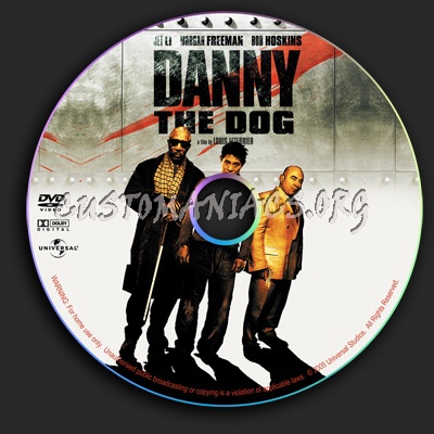 Danny, The Dog dvd label