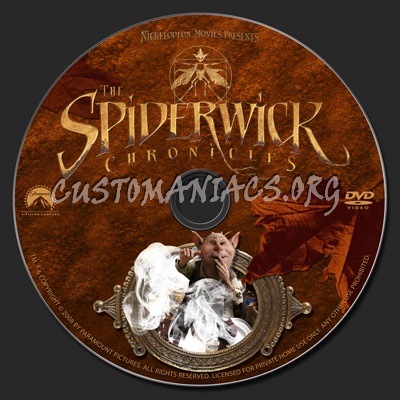 The Spiderwick Chronicles dvd label