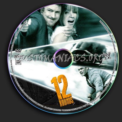 12 Rounds dvd label