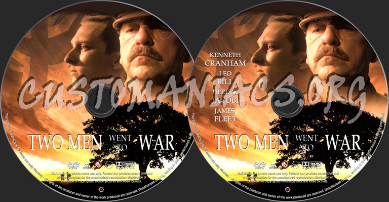 Two Men Went to War dvd label