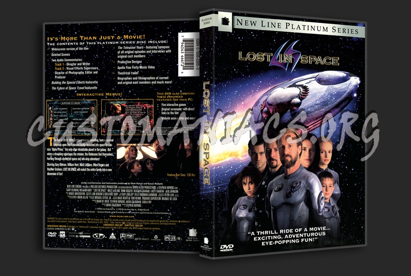 Lost In Space dvd cover