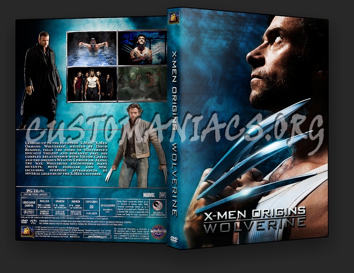 X-Men Origins Wolverine dvd cover