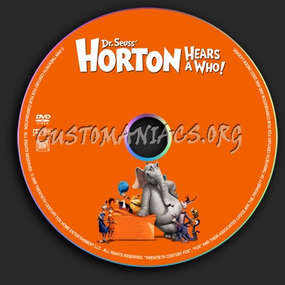 Horton Hears a Who! dvd label