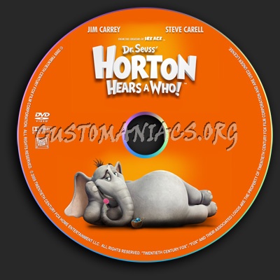 Horton Hears a Who! dvd label