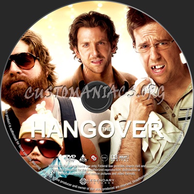 The Hangover dvd label