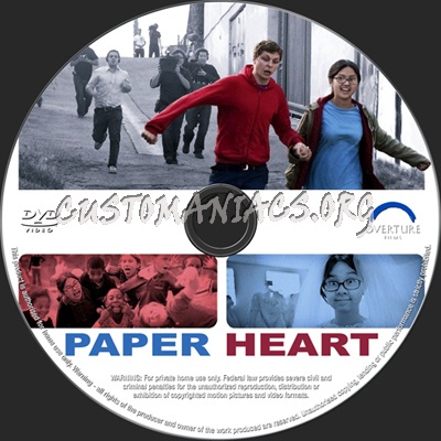 Paper Heart dvd label