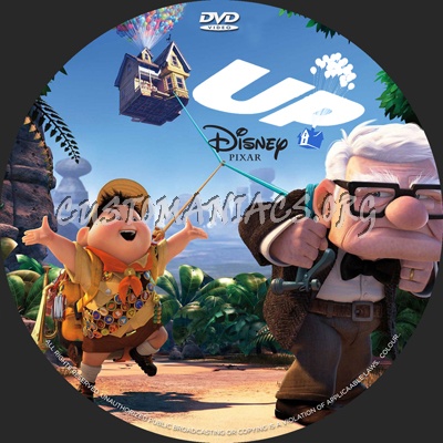 Up dvd label