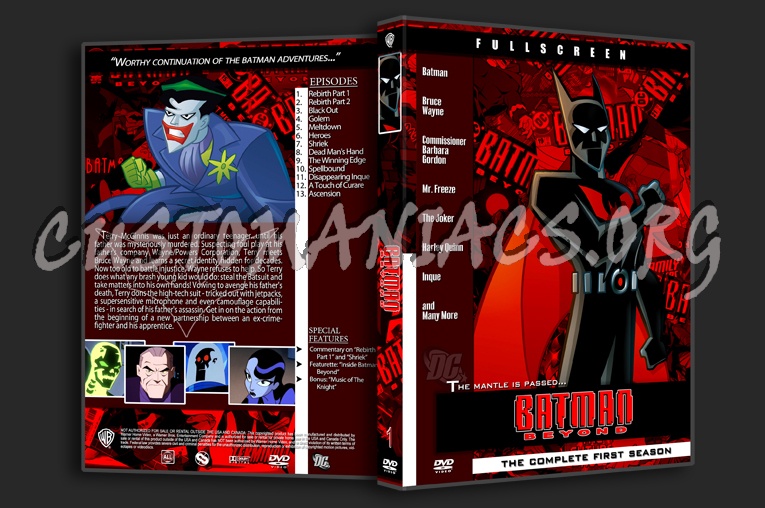 Batman Beyond dvd cover