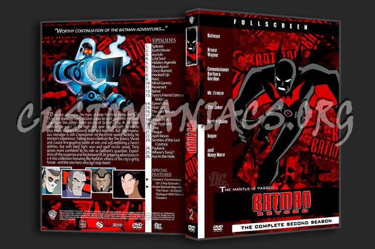 Batman Beyond dvd cover