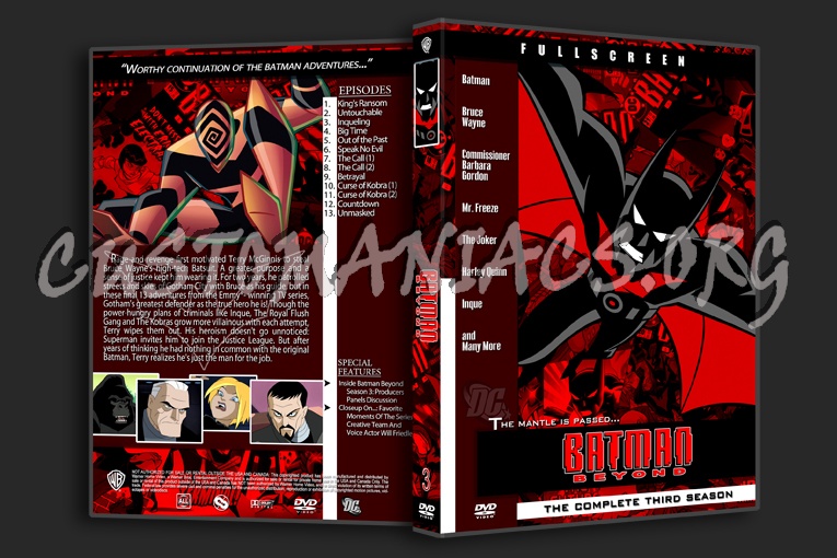 Batman Beyond dvd cover