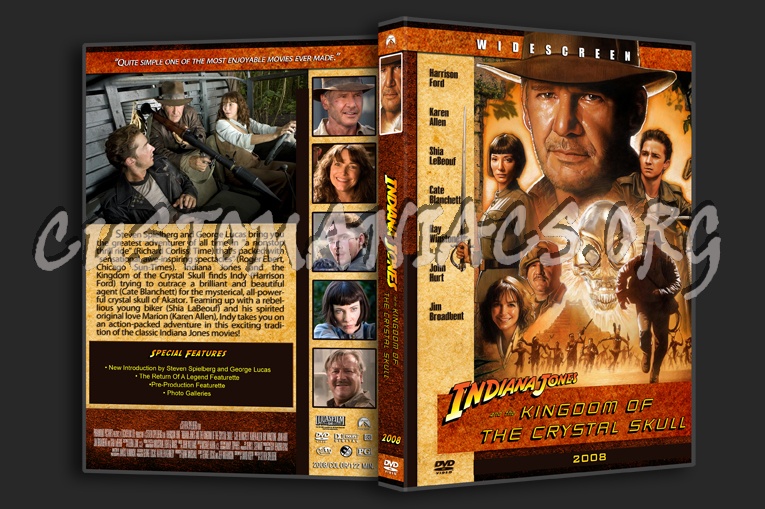 Indiana Jones Collection dvd cover