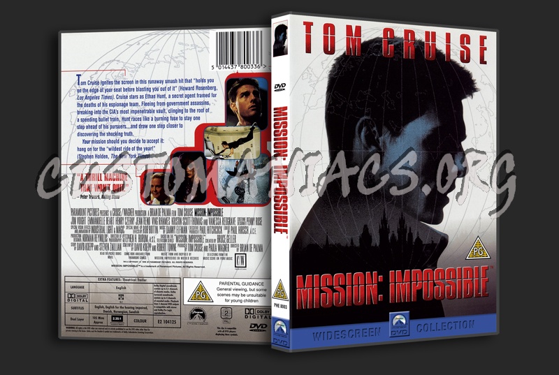 Mission Impossible dvd cover