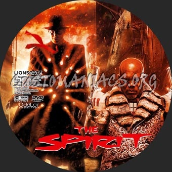 The Spirit dvd label