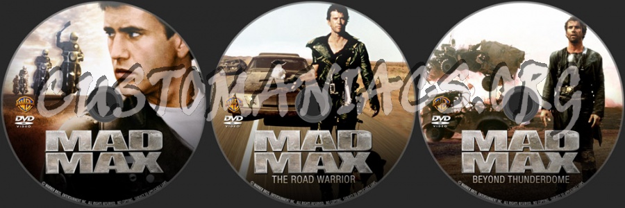 Mad Max Collection dvd label