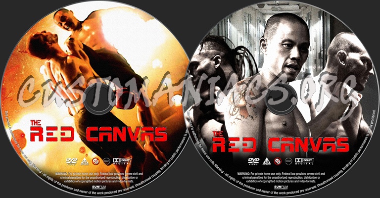 The Red Canvas dvd label