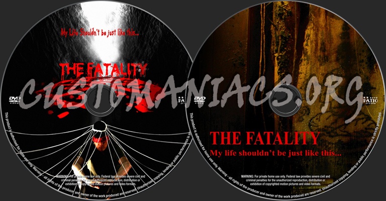 The Fatality dvd label