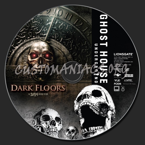 Dark Floors dvd label