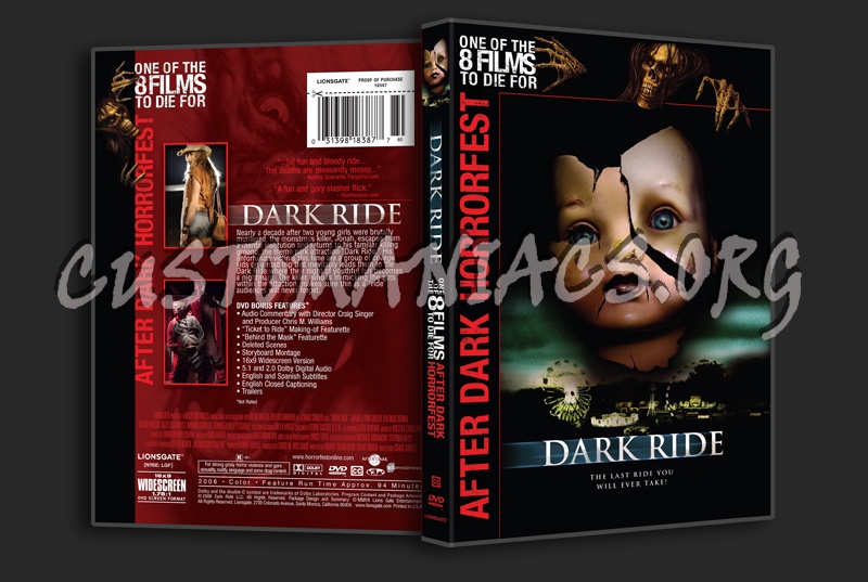 Dark Ride dvd cover