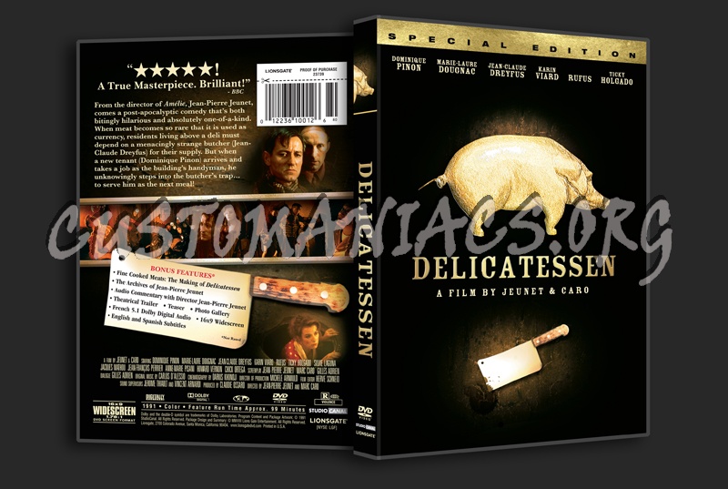 Delicatessen dvd cover