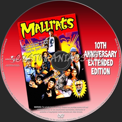 Mallrats 10th Anniversary Edition dvd label