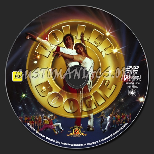 Roller Boogie dvd label