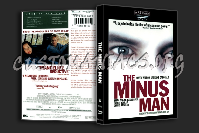 The Minus Man dvd cover