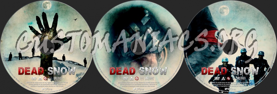 Dead Snow dvd label