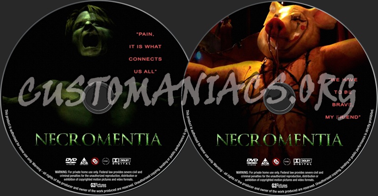 Necromentia dvd label