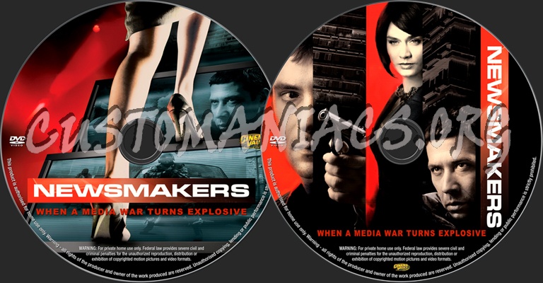 Newsmakers dvd label