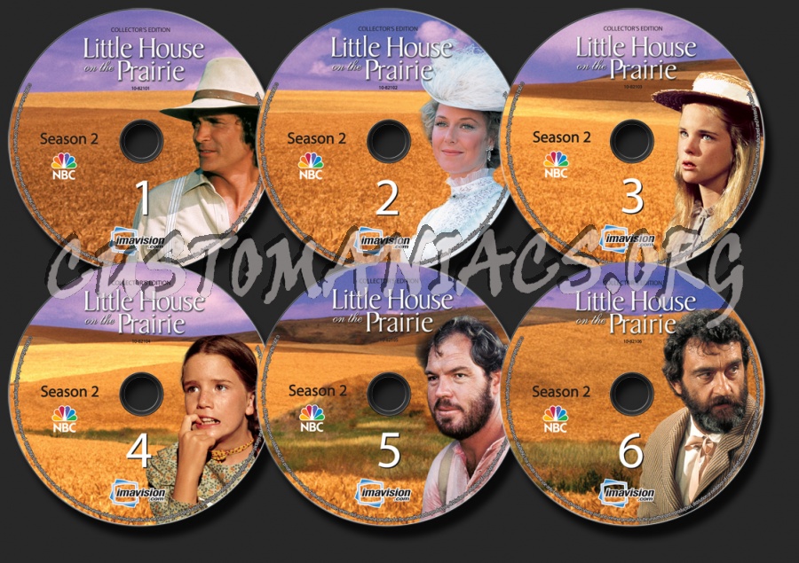 Little House on the Prairie Season 2 dvd label