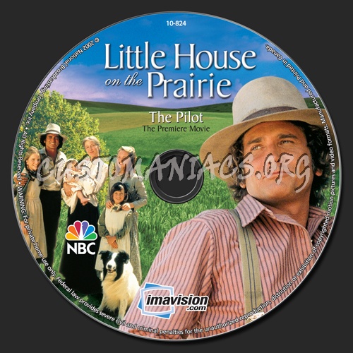 Little House on the Prairie The Pilot dvd label DVD Covers