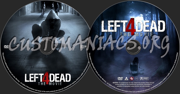 Left 4 Dead The Movie dvd label