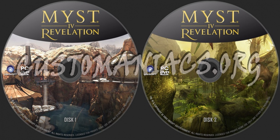 Myst IV - Revelation dvd label