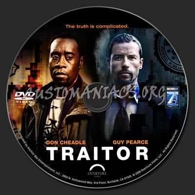 Traitor dvd label