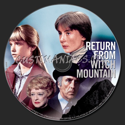 Return From Witch Mountain dvd label